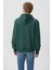 Erkek Kapüşonlu Yeşil Basic Sweatshirt 065809-71580 4