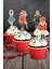 Kurşun Askerler ve Balerin Yılbaşı Yeni Yıl Kürdan Süsleri Cupcake Süsleri Lüks Büyük Boy 10LU Paket 2