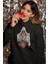 Fuddy Moda Assassin's Creed Kaligrafik Baskılı Kapüşonlu Sweatshirt 3