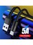 A6 Çoklu Şarj Adaptörü 4 Port + J10 Type-C 5A/100W Şarj Kablosu -2mt 4