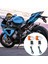 Yamaha Suzuki Için 4pc Motosiklet Dönüş Sinyalleri Amber Işıklar LED Göstergesi (Yurt Dışından) 5