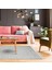 Cagliari Gri Geometrik Mikropolyester Makine Halısı 5