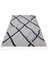 Messina Gri Geometrik Polyester Makine Halısı 1