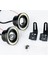 Universal Angel Mercekli LED Angel Turuncu Renk Sis Farı, 76MM 2