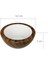 5 Adet Plastik Oval Mobilya Kulp Tek Vidalı Düğme Beyaz - Ceviz 3