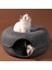 Koyu Gri ve Gri 52X22CM Donut Kedi Yatağı Pet Kedi Tüneli Interaktif Oyun Oyuncak Kedi Yatağı Çift Kullanımlı Kapalı Oyuncak Yavru Kedi Spor Ekipmanları Kedi Eğitim Oyuncak Kedi Evi (Yurt Dışından) 2