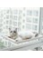 Gri Pet Vantuz Asma Kedi Hamak Yavru Kedi Tırmanma Çerçeve Sonbahar Kış Pet Yatak Kedi Hamak Çıkarılabilir Yıkanabilir Kedi Yuvası (Yurt Dışından) 1