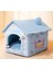 Bir 39X32X34 cm Köpek Evi Pet Kedi Yatak Kış Köpek Villa Uyku Kulübesi Çıkarılabilir Yuva Sıcak Kapalı Mağara Kanepe Evcil Hayvan Malzemeleri (Yurt Dışından) 5