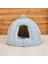 Gökyüzü Mavi 48 cm x 40 cm Kış Sıcak Pet Köpek Yatağı Köpek Kulübesi Kedi Evi Uyku Tulumu Kabak Köpek Yastık Mat Kedi Aksesuarları Kediler Için Ev Cama Gato (Yurt Dışından) 1