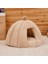 Haki 48CMX40CM Kış Sıcak Pet Köpek Yatağı Köpek Kulübesi Kedi Evi Uyku Tulumu Kabak Köpek Yastık Mat Kedi Aksesuarları Ev Kediler Için Cama Gato (Yurt Dışından) 1