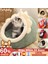 Sarı--Stil A L Sevimli Kış Kedi Mağara Yatağı Sıcak Pet Sepeti Yavru Köpek Kulübesi Kedi Evi Çadır Yumuşak Küçük Köpek Mat Yastık Kediler Için Yıkanabilir Yastık Yatakları (Yurt Dışından) 2