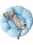 Açık Mavi L (Çap 55) Dört Mevsim Yumuşak Kedi Yatak Yıkanabilir Petal Kedi Yuvası Rahat Uyuyan Köpek Evi Evcil Hayvan Malzemeleri Aksesuarları (Yurt Dışından) 1
