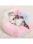 07 Pembe M 50CM Donut Köpek Yatağı Sıcak Yumuşak Uzun Peluş Evcil Hayvan Yastığı Küçük Büyük Köpek Evi Kedi Yatağı Yıkanabilir Köpek Kulübesi Kanepe Köpekler Malzemeleri (Yurt Dışından) 3