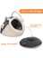 Gri S Pet House Küçük Köpek Çıkarılabilir Kedi Yatak Çadır Ev Yarı Kapalı Pet Köpek Kedi Yuva Kış Sıcak Yumuşak Pet Mağarası Evrensel Uyku Mat (Yurt Dışından) 4