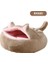 B 50X50 cm Kış Peluş Pet Kedi Yatağı Yuvarlak Kedi Yastık Kedi Evi 2 In 1 Sıcak Kedi Sepeti Kedi Uyku Tulumu Yuva Kulübesi Küçük Orta Köpek Kedi (Yurt Dışından) 2