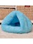 Pembe 50X50 cm Pet Yatak Yumuşak Sıcak Yuva Köpek Kulübesi Uyku Tulumu Mat Pad Çadır Kedi Köpek Mağara Evi Yıkanabilir Peluş Derin Uyku Kedi Kumu Mat (Yurt Dışından) 2