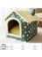 Stil 1 S Katlanabilir Kedi Evi Uyku Yatağı Sıcak Mağara Köpek Kulübesi Çıkarılabilir Yastık Mağara Yumuşak Yıkanabilir Kulübeler Kanepe Kediler Için Yavru Kedi Yavru Yuva (Yurt Dışından) 1