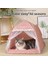 Pembe S Çadır Yatak Evcil Hayvanlar Için Kedi Evi Evcil Hayvan Aksesuarları Için Rahat Ürünler Yuva Küçük Köpekler Için Rahat Sakinleştirici Kedi Yatakları Chihuahua Çadır Hamak (Yurt Dışından) 3