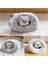 Gri 50X40CM Kış Peluş Evcil Hayvan Uyku Tulumu Rüzgar Geçirmez Kapalı Uyku Tulumu Sonbahar Kış Lüks High-End Rahat Yatak Kediler Köpekler Için (Yurt Dışından) 2