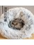 Gri 50X40CM Kış Peluş Evcil Hayvan Uyku Tulumu Rüzgar Geçirmez Kapalı Uyku Tulumu Sonbahar Kış Lüks High-End Rahat Yatak Kediler Köpekler Için (Yurt Dışından) 4