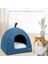 Gri S Derin Uyku Konfor Kedi Yatağı Kışın Mini Çadır Uyku Evi Küçük Hayvan Kedi Tavşan Gine Domuzu Yuva Rahat Mağara Evcil Hayvan Aksesuarları (Yurt Dışından) 3