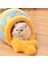 Sarı 0-4kg Kedi Yuva Kış Yatak Ev Sıcak Bal Kavanoz Şekli Büyük Mat Kediler Yastık Küçük Kediler Kitty Köpekler Için Yumuşak Rahat Sepet Kafes (Yurt Dışından) 4