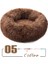 Kahve XS-40CM Yuvarlak Kedi Yatak Evi Uzun Peluş Pet Yatak Kediler Için Yastık Köpekler Için Mat Sıcak Evcil Hayvan Aksesuarları Ev Yıkanabilir Köpek Kanepe Yumuşak Uyku (Yurt Dışından) 1