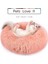 Kahve XS-40CM Yuvarlak Kedi Yatak Evi Uzun Peluş Pet Yatak Kediler Için Yastık Köpekler Için Mat Sıcak Evcil Hayvan Aksesuarları Ev Yıkanabilir Köpek Kanepe Yumuşak Uyku (Yurt Dışından) 5