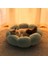 Gri 40CM Çiçek Şekilli Kedi Yatağı Kapalı Rahat Evcil Hayvan Yatakları Ultra Yumuşak Peluş Köpek Sepeti Şezlong Sıcak Kendiliğinden Isınan Ev Uyku Tulumu Yastık Mat (Yurt Dışından) 4