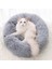 Haki 60 cm 10 Renk Süper Yumuşak Kedi Yatak Yuvarlak Kabarık Kedi Uyku Sepeti Uzun Peluş Sıcak Pet Mat Sevimli Hafif Rahat Dokunmatik Kulübesi (Yurt Dışından) 3