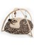 Kahverengi 52X35CM Kedi Oyun Matı Kedi Çadır Aktivite Merkezi Asın Kedi Oyuncakları Topları Fareler Açık Evcil Hayvan Yatak Oyun Çadırı Kedi Için (Yurt Dışından) 1