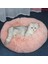 Siyah 70 cm Pet Köpek Yatağı Süper Yumuşak Köpek Kulübesi Yuvarlak Kabarık Kedi Evi Sıcak Rahat Uyku Yastık Mat Kanepe Yıkanabilir Köpek Peluş (Yurt Dışından) 2