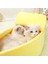 Pembe M Sevimli Muz Kedi Yatak Ev Süper Yumuşak Evcil Hayvan Kulubesi Köpek Sıcak Uyku Sepeti Yavru Konfor Yastık Kediler Için Taşınabilir Rahat Mağara (Yurt Dışından) 4