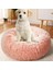 Pembe Yuvarlak Köpek Yatağı Evi Köpek Halısı Uzun Peluş Kediler Yuva USB Isıtma Köpek Sepeti Evcil Hayvan Yastığı Yumuşak Uyku Evcil Hayvanlar Kış Sıcaklık Malzemeleri (Yurt Dışından) 3