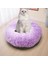 Pembe Yuvarlak Köpek Yatağı Evi Köpek Halısı Uzun Peluş Kediler Yuva USB Isıtma Köpek Sepeti Evcil Hayvan Yastığı Yumuşak Uyku Evcil Hayvanlar Kış Sıcaklık Malzemeleri (Yurt Dışından) 5