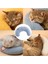 Beyaz Kişiselleştirilmiş Kedi Köpek Uyku Pet Özel Moda U Şekilli Köpek Yastık Boyun Koruyucu Derin Uyku Yavru Kedi Kafalık Almohada Gato (Yurt Dışından) 2