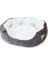 Gri M 60X50CM Pet Kedi Köpek Yatak Sonbahar Kış Sıcak Rahat Köpek Evi Yumuşak Polar Yuva Köpek Sepetleri Kedi Mat Güzel Teddy Bear Pet Kennel Malzemeleri (Yurt Dışından) 1