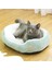 Gri M 60X50CM Pet Kedi Köpek Yatak Sonbahar Kış Sıcak Rahat Köpek Evi Yumuşak Polar Yuva Köpek Sepetleri Kedi Mat Güzel Teddy Bear Pet Kennel Malzemeleri (Yurt Dışından) 4