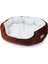Gri M 60X50CM Pet Kedi Köpek Yatak Sonbahar Kış Sıcak Rahat Köpek Evi Yumuşak Polar Yuva Köpek Sepetleri Kedi Mat Güzel Teddy Bear Pet Kennel Malzemeleri (Yurt Dışından) 5