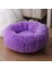 Mor 70 cm Nonor Süper Yumuşak Kedi Yatağı Büyük Büyük Küçük Köpek Kedi Evi Yuvarlak Peluş Mat Kanepe Köpek Yastık Mat Taşınabilir Kedi Malzemeleri (Yurt Dışından) 1