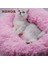 Mor 70 cm Nonor Süper Yumuşak Kedi Yatağı Büyük Büyük Küçük Köpek Kedi Evi Yuvarlak Peluş Mat Kanepe Köpek Yastık Mat Taşınabilir Kedi Malzemeleri (Yurt Dışından) 2