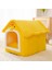 Sarı Tavuk S 39X32X34 cm Çıkarılabilir Kedi Yatağı Sıcak Pet Kedi Evi Mağara Kış Derin Uyku Yavru Chihuahua Köpek Mat Kapalı Kulübesi Çadır Yuva Yastık Kediler Paspaslar (Yurt Dışından) 1