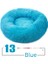 Mavi 60 cm Uzun Peluş Pet Yatak Kedi Köpekler Için Süper Yumuşak Yatak Kulübesi Yuvarlak Kış Sıcak Uyku Köpek Yastık Mat Taşınabilir Kedi Köpek Yuva Yatağı (Yurt Dışından) 1