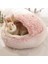 Açık Yeşil 40 cm Kedi Yatakları Yuvarlak Yumuşak Peluş Oyuk Mağarası Kapşonlu Kedi Yatak Çörek Köpekler Kediler Için Rahat Kendinden Isınma Pet Yatağı (Yurt Dışından) 4
