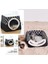 Gri Izgara L 35X33X30CM Yumuşak Yuva Köpek Kulübesi Evcil Hayvan Yatağı Kediler Köpekler Için Uyku Tulumu Mat Pedi Çadır Mağara Evi S Kış Sıcak Köpek Yatakları Renkler Aksesuarlar (Yurt Dışından) 5