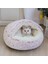 Gri 40 cm Yeni Sıcak Köpek Kedi Yatak Yuvarlak Uzun Peluş Kedi Evi Mağara Pet Yavru Yastık Sepeti Uyku Matı Kediler Için Küçük Köpek Chihuahua Yuva (Yurt Dışından) 5