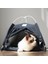 Gri 40X40X41 cm Katlanır Pet Çadır Yatak Mağara Kedi Küçük Köpek Için Taşınabilir Kedi Çadır Yavru Yatak Kulübesi Kapalı Açık Yaz Köpek Çadır Rahat Mağara Evi (Yurt Dışından) 4