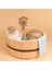 Havuz Yatağı D45CMH20CM Japon Tarzı Yeni Kedi Yatak Rahat Küvet Havuz Köpekler Için Ayrılabilir Köpek Sepeti Havza Güvenli Yavru Yuva Pedi Peluş Uyku Shiba (Yurt Dışından) 2