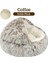 Kahve Uzun Peluş 50X50 cm Kış Uzun Peluş Pet Kedi Yatağı Yuvarlak Kedi Yastık Kedi Evi 2 In 1 Sıcak Kedi Sepeti Kedi Uyku Tulumu Kedi Yuva Kulübesi Küçük Köpek Kedi Için (Yurt Dışından) 1