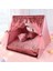 Pembe 50X50X50CM Yastıklı Kedi Çadırı, Lüks Kapalı Kedi Yatağı Kınamak, Köpekler Kediler ve Diğer Evcil Hayvanlar Için Evcil Hayvan Barınağı, Çıkarılabilir ve Yıkanabilir (Yurt Dışından) 2